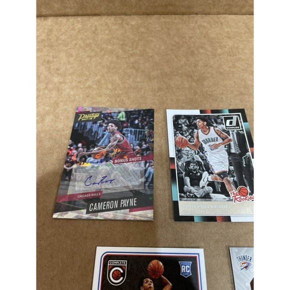 Cameron Payne Basketball Cards, Lot of 5, Rookie and Auto, Thunder/Bulls - Picture 3 of 10